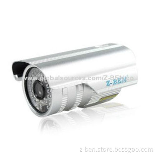 CCTV Water-resistant Camera with 1/3-inch Sony Super HAD CCD/600TVL Sensor and 30m IR Distance